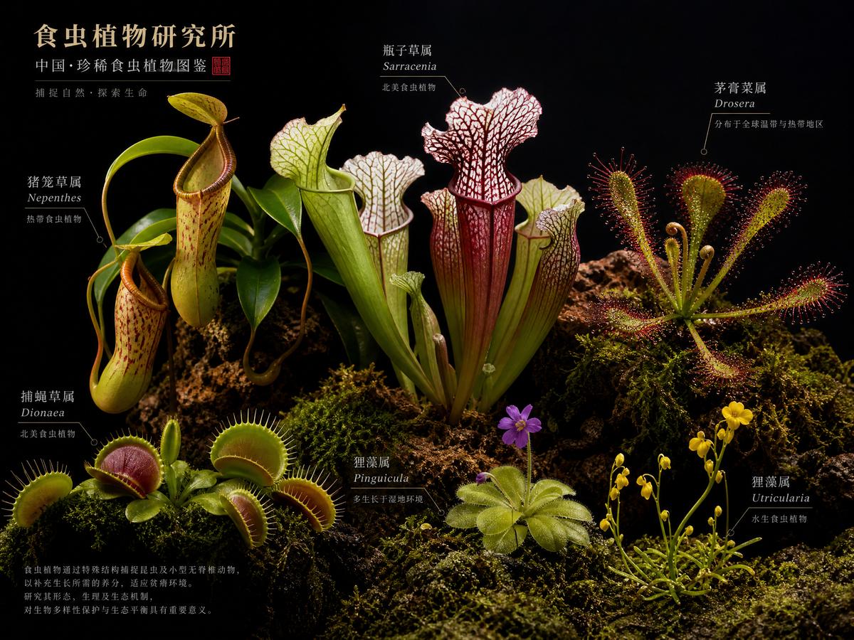 萝莉岛【萝莉岛植物视频】热带雨林珍稀食虫植物完整视频教程演示